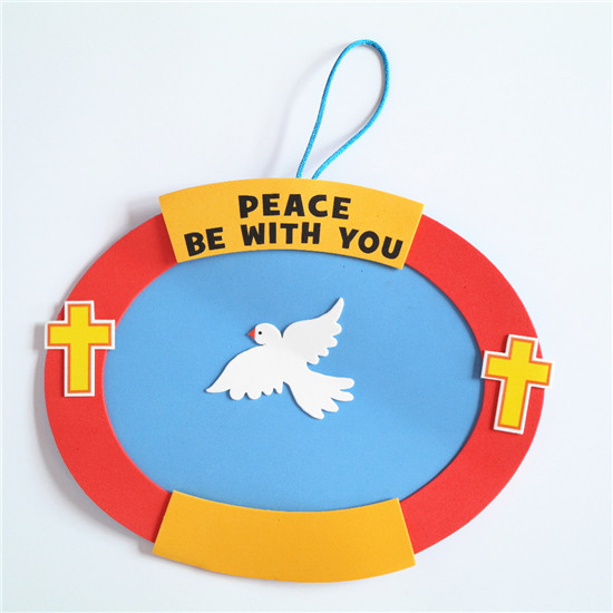 “Peace Be with You” Handprint Sign Craft Kit