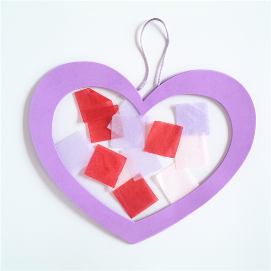 Tissue Paper Heart Craft Kit