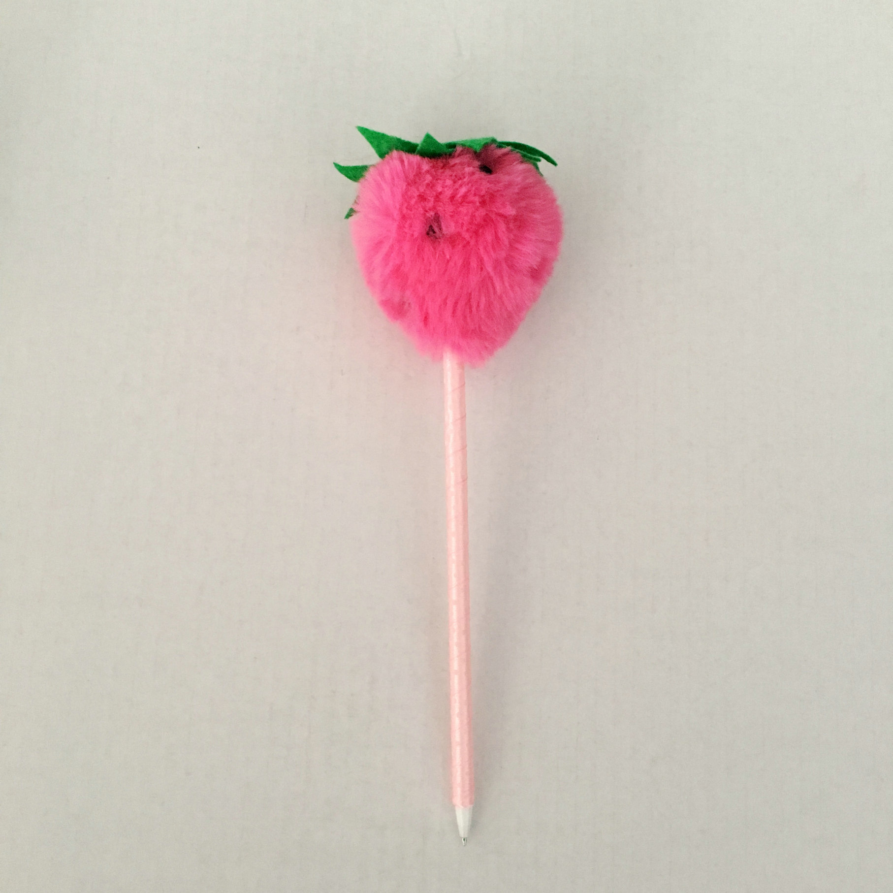Strawberry Pompon Pen